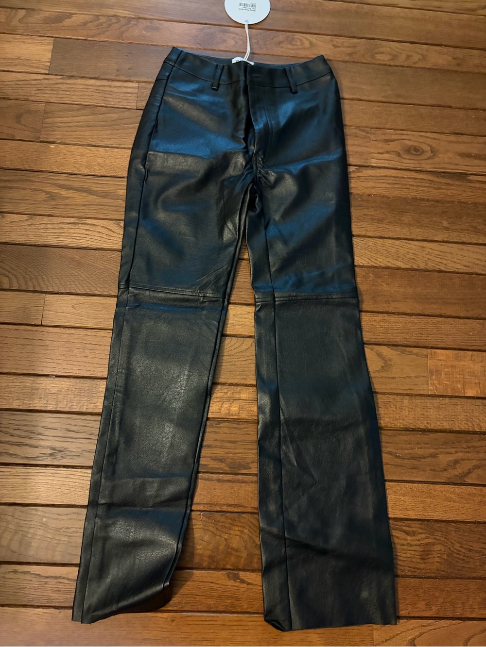 Princess Polly Macey Black Leather Pants